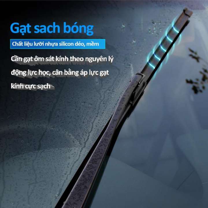 Gạt mưa ô tô, kính lái xe ô tô Mazda 2, Mazda 3, Mazda 6, Mazda CX-5, Mazda CX-8, Mazda BT-50 | Gạt nhẹ nhàng cực sạch