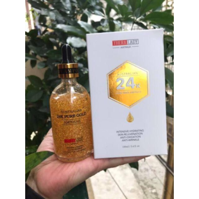 Serum Tinh Chất Vàng 24k Pure Gold Ampoule Thera Lady 100ml (Date mới nhất) - Xuất xứ Úc | BigBuy360 - bigbuy360.vn