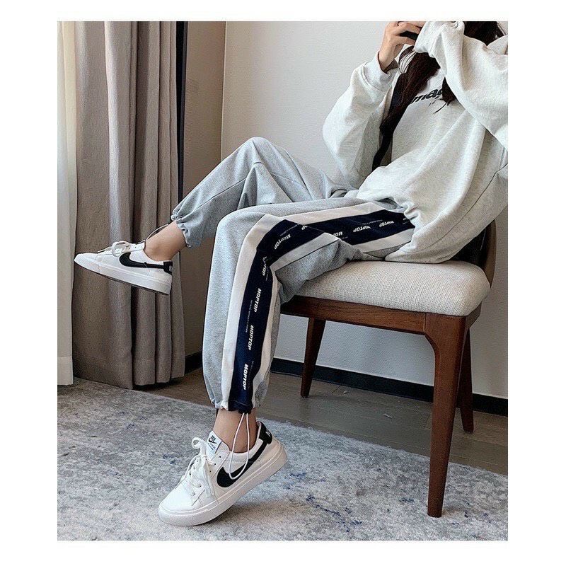 [ Cull Rộng - Dây rút ] Quần cull nỉ mặc 2 kiểu bo chân dây rút sọc chữ siêu hot, quần ống xuông, quần ống rộng DT-SHOP | BigBuy360 - bigbuy360.vn