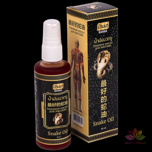 Dầu xịt xoa bóp Banna Snake Oil (Thái Lan)