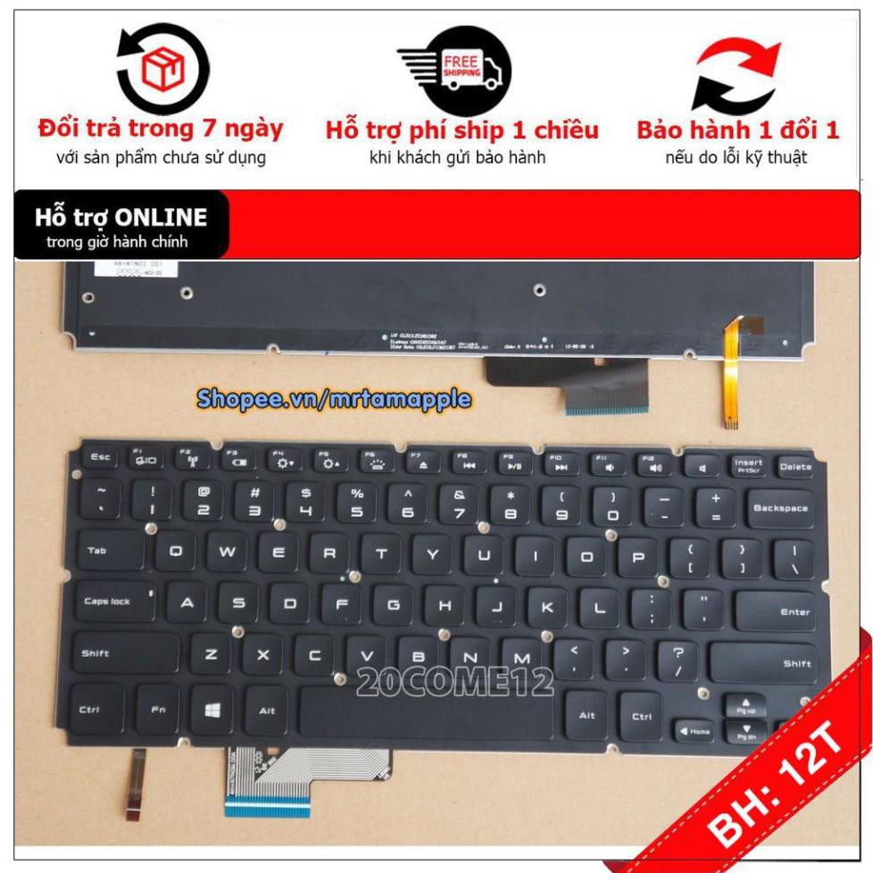BH12TH]  BÀN PHÍM LAPTOP DELL L421X L521X dùng cho XPS 14-L421x, XPS 15-L521x