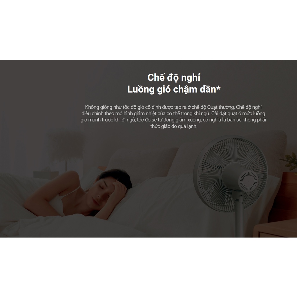 Quạt máy thông minh Mi Smart Standing Fan 2 Lite - Mia Store