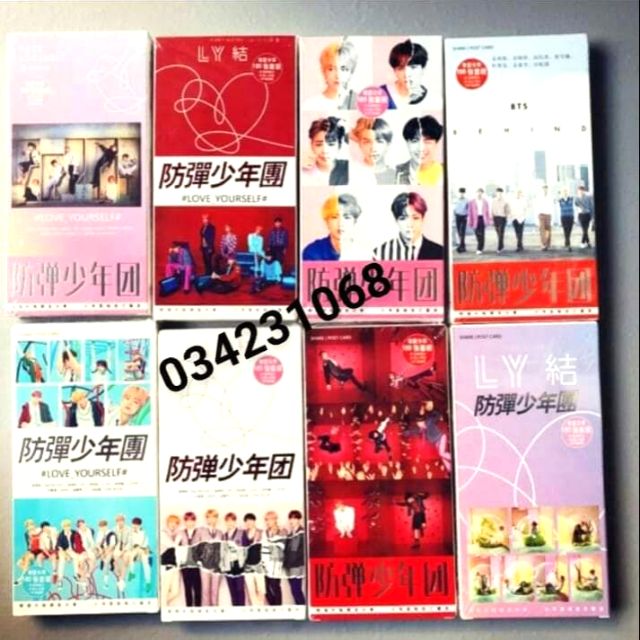 POSTCARD BTS /BTS/đồ dùng học tập bts/