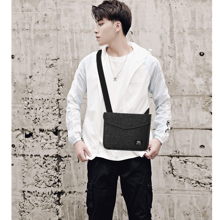 Túi đeo chéo nam nữ unisex chống shock để ipad và điện thoại chống thấm nước thời trang Hàn quốc BEE GEE 093 | BigBuy360 - bigbuy360.vn
