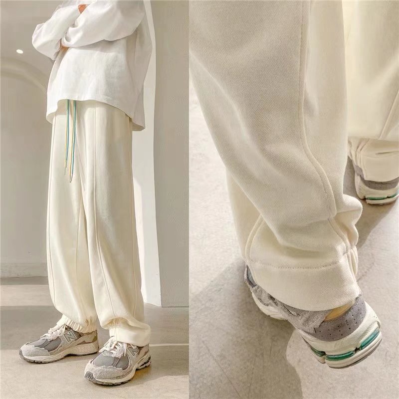 Quần nam thời trang hàn quốc quần jogger nam Đồng bằng simple quần baggy pants nam