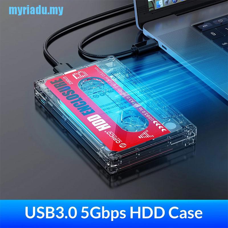 Hộp Đựng Ổ Cứng Ngoài Hdd Usb 3.0 Trong Suốt Diy