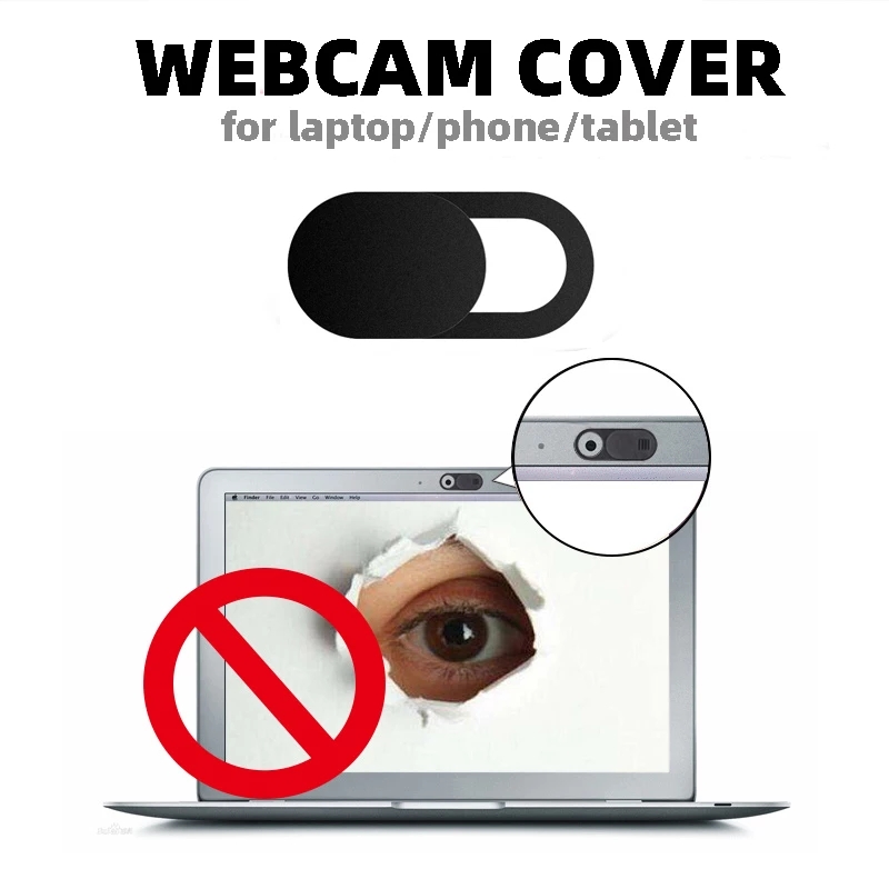 Miếng Dán Bảo Vệ Webcam Bằng Nhựa Có Nam Châm Cho Iphone / Laptop / Pc / Ipad / Máy Tính Bảng