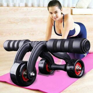 Con lăn 4 bánh tập giảm mỡ bụng