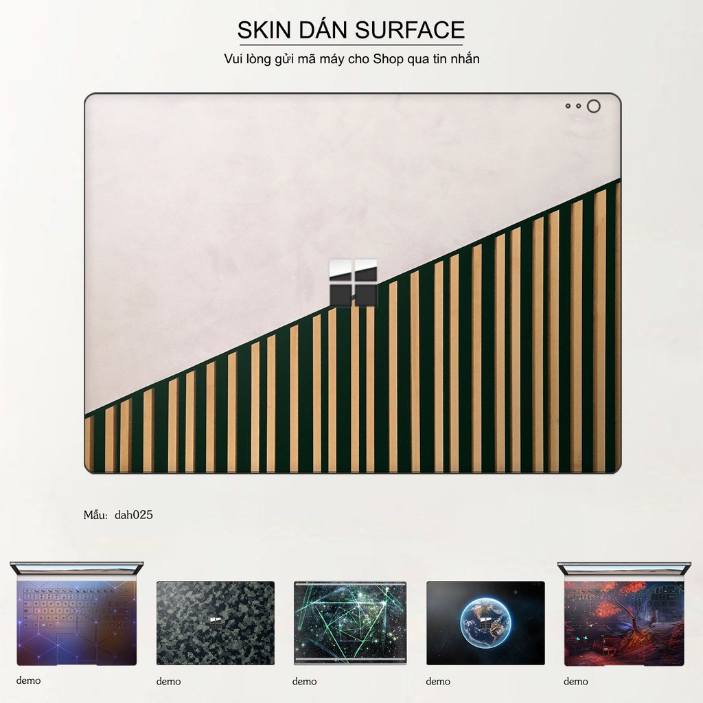 Skin dán Surface in hình đá phối gỗ - dah025 (inbox mã máy cho Shop)