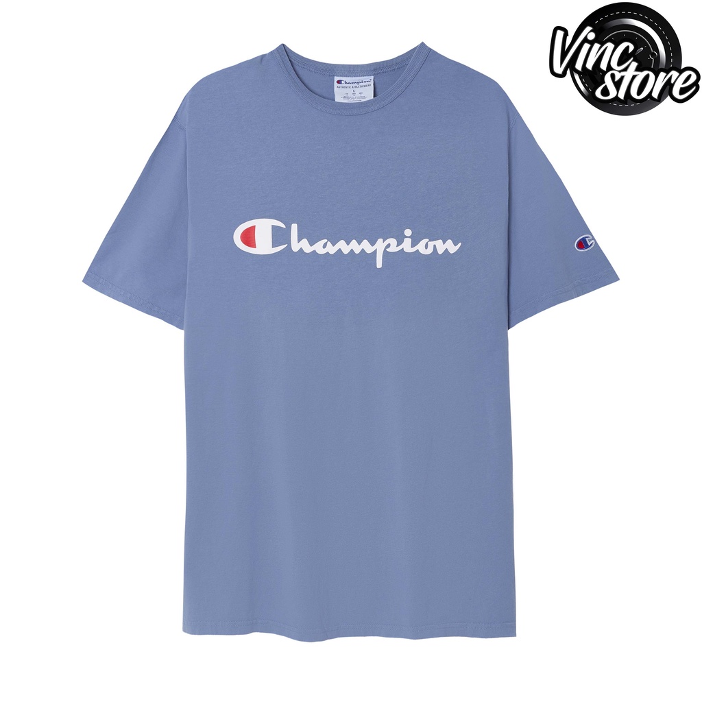 Áo thun Champion Dyed Printed Logo unisex chính hãng