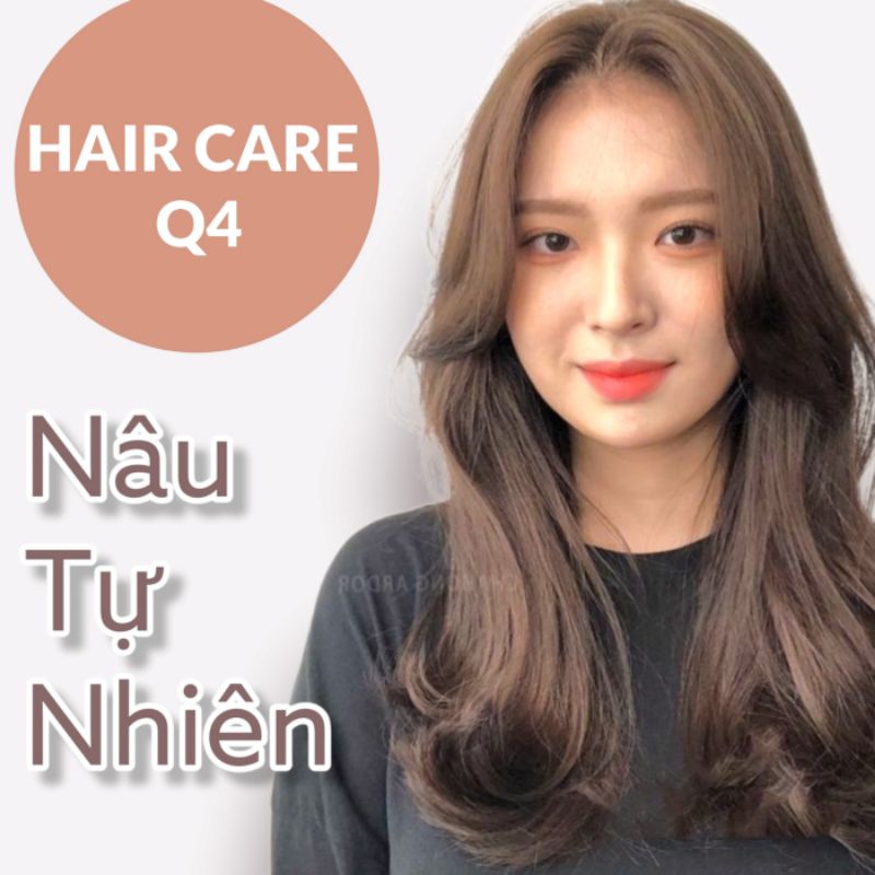 Thuốc nhuộm thảo dược màu nâu tự nhiên không tẩy - Hair Care Q4