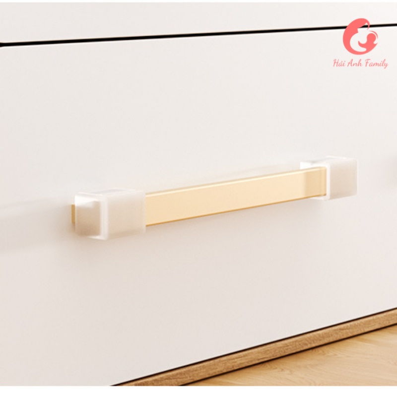Bọc silicon chặn tay nắm tủ kéo, tủ đồ chống va chạm, an toàn cho bé