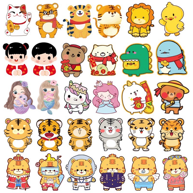 Lì xì tết hoạt hình chibi phong bao lixi têt 3D mới cao cấp ngộ nghĩnh dễ thương Minababyvn