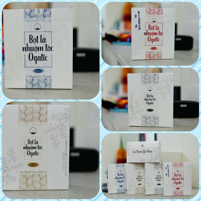 Bột lá nhuộm tóc Ogatic