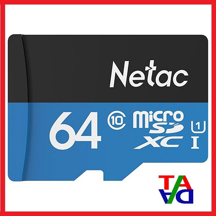 Thẻ Nhớ Micro SD Netac U1 Class 10 64GB – Bảo Hành 5 Năm