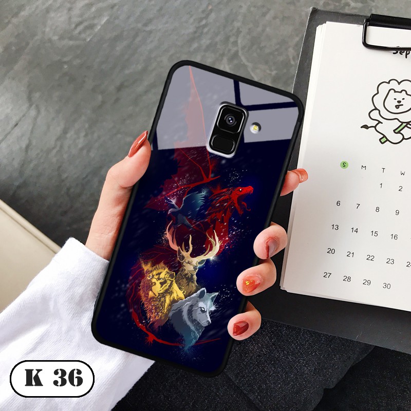 Ốp lưng kính 3D Samsung Galaxy A8 Plus