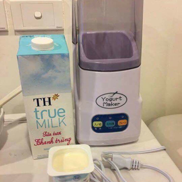 Máy làm sữa chua Yogurt Maker Nhật Bản CHÍNH HÃNG, Máy làm sữa chua 3 nút- HOME DECOR