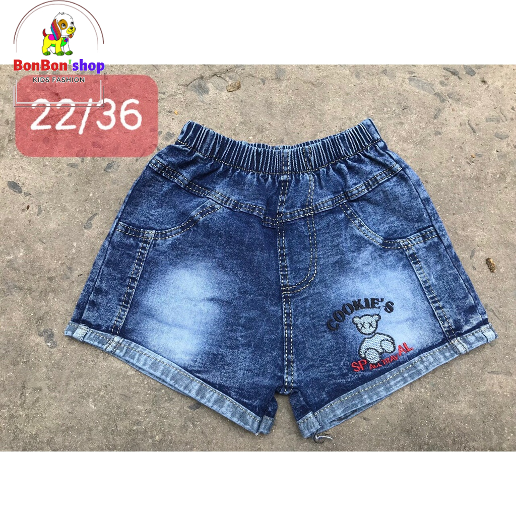 quần jean đùi cho bé gái siêu đáng yêu size 20-35kg