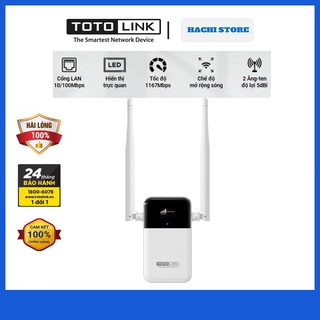 Bộ mở rộng sóng Wifi Totolink EX1200L 2 băng tần 2.4 &5.0 GHZ - Hàng Chính thumbnail