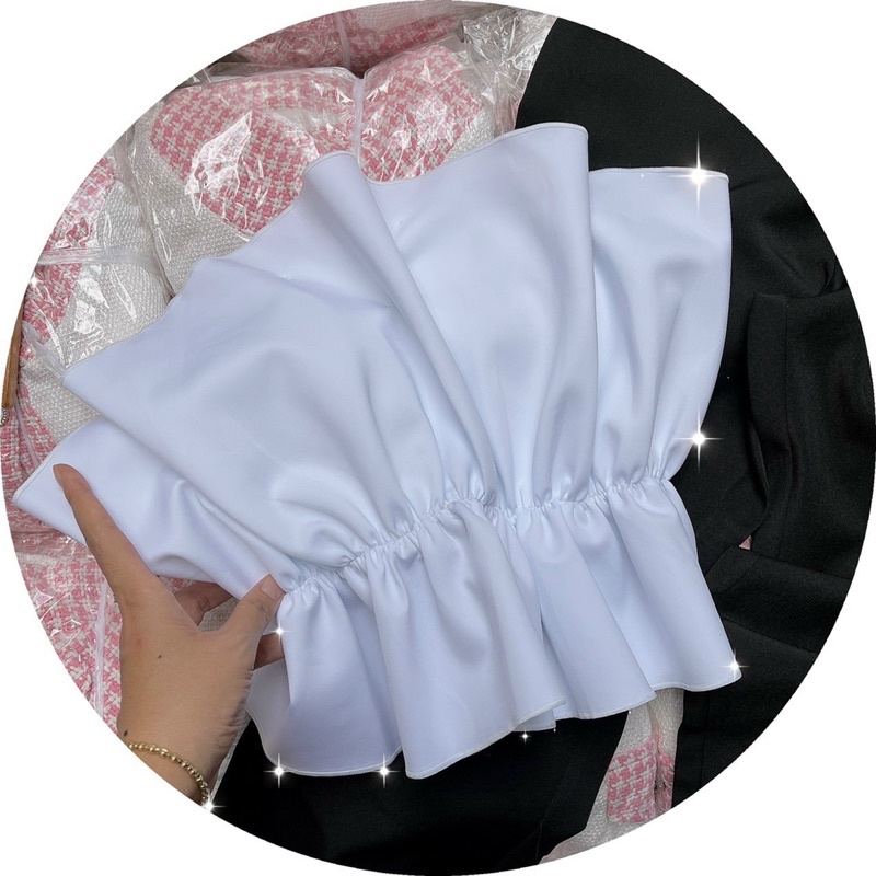 SET ÁO ỐNG TRẮNG + QUẦN ỐNG LOE