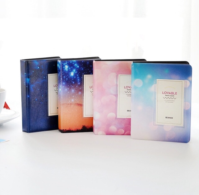 Album ảnh polaroid bìa galaxy đựng 65 ảnh 6x9