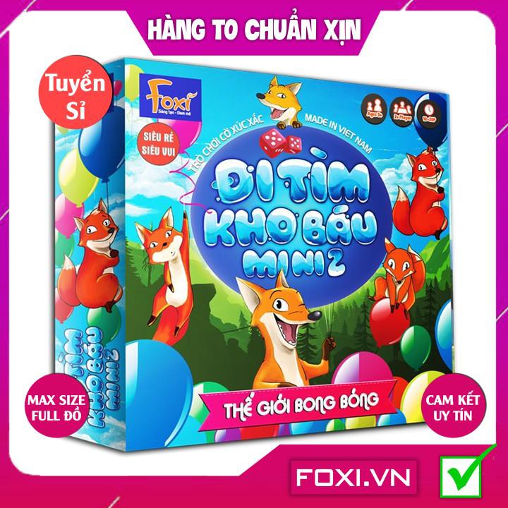 [FREESHIP HÀNG ĐẸP] Board game-Đi tìm kho báu mini 2 Foxi-đồ chơi phát triển tư duy-dễ chơi-vui nhộn-giá siêu rẻ