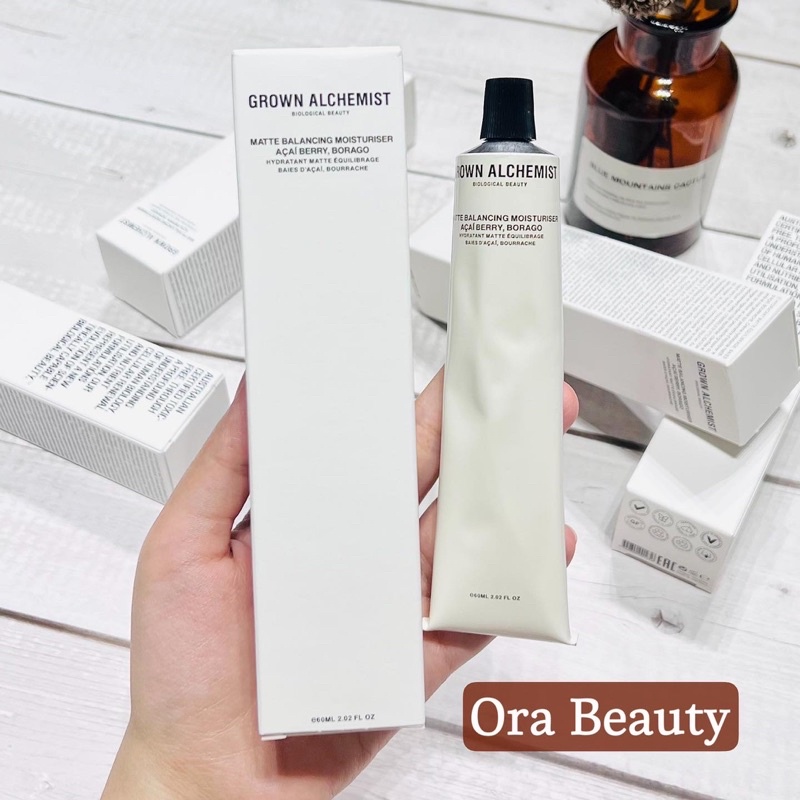 Kem dưỡng ẩm cân bằng dầu Grown Alchemist Matte Balancing Moisturiser Acai-Berry, Borago