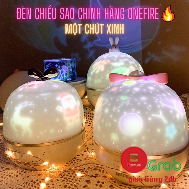 Đèn ngủ ngàn sao cho bé LOA BLUETOOTH cổ tích, đại dương, sinh nhật xoay tự động đèn led lãng mạn