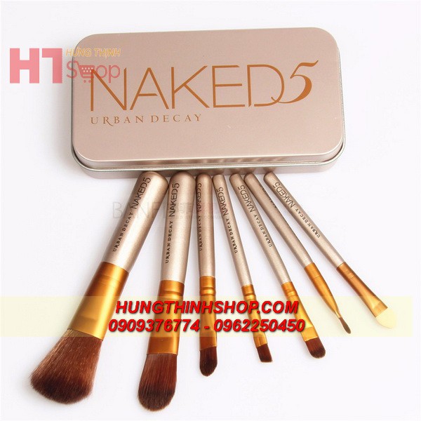 BỘ CỌ TRANG ĐIỂM NAKED5 (7 CÂY)