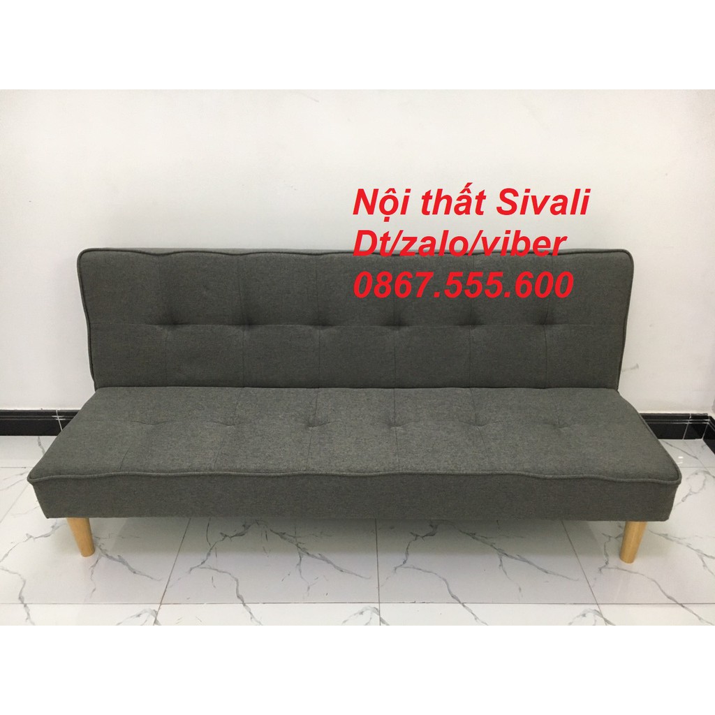 SFB02-Bộ ghế sofa giường 1m7x90, sofa phòng khách Sivali, salon, sopha, sa lông, sô pha