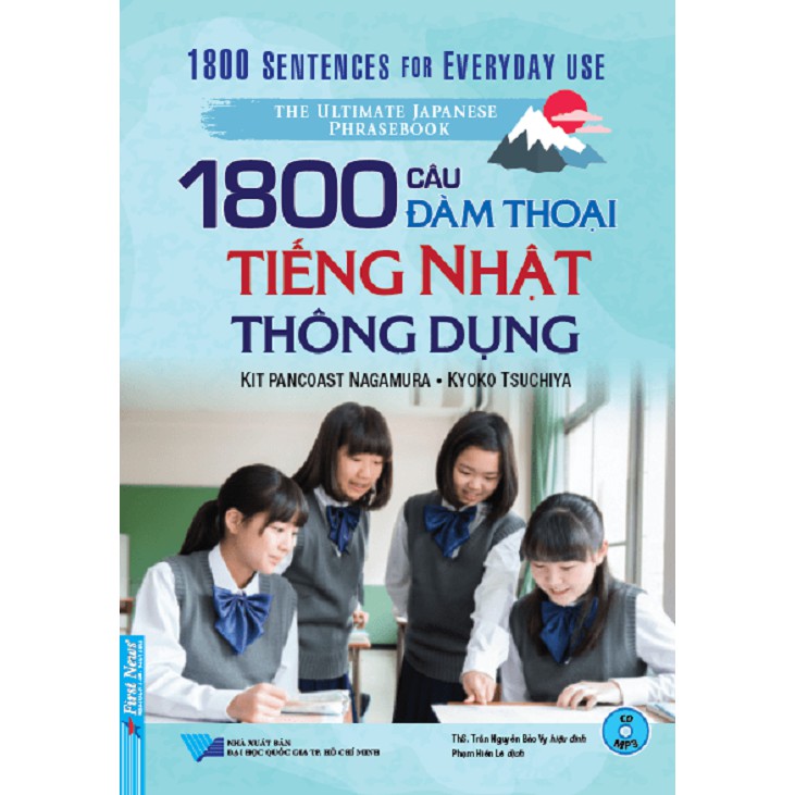 Sách 1800 Câu Đàm Thoại Tiếng Nhật Thông Dụng First News