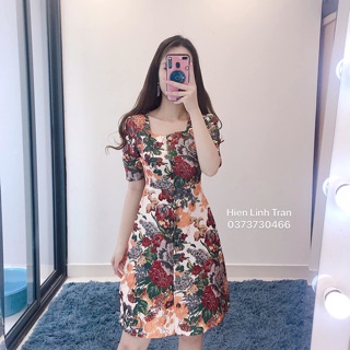 Váy gấm hoa 3D