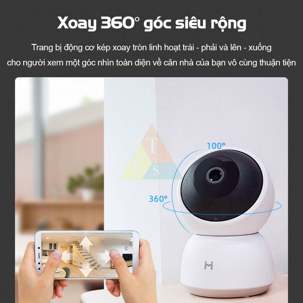 Bản quốc tế 2k 1296p Camera ip Xiaomi Imilab A1 xoay 360 độ