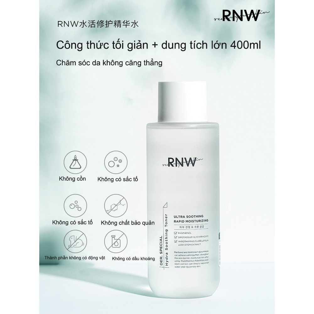 Toner RNW Dưỡng Ẩm Se Khít Lỗ Chân Lông 400ml Cho Nữ