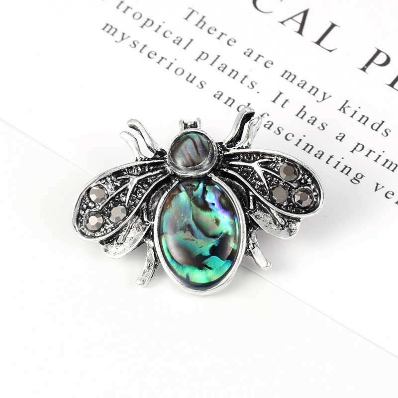 Ghim cài áo hình con ong đính đá nhân tạo thời trang mới cho nữ