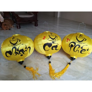 đèn lồng Hội An vẽ chữ thư pháp 60cm