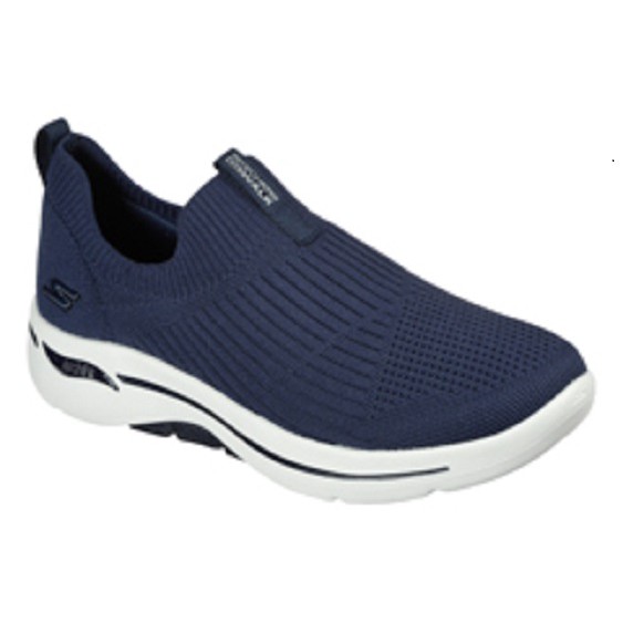 GIÀY SKECHERS CHUYÊN ĐI BỘ NỮ GO WALK-124409-NVY màu xanh siêu êm nhẹ,miếng lót trợ lực êm ái