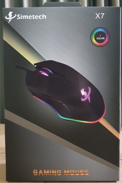 CHUỘT GAMING SIMETECH X7 LED RGB