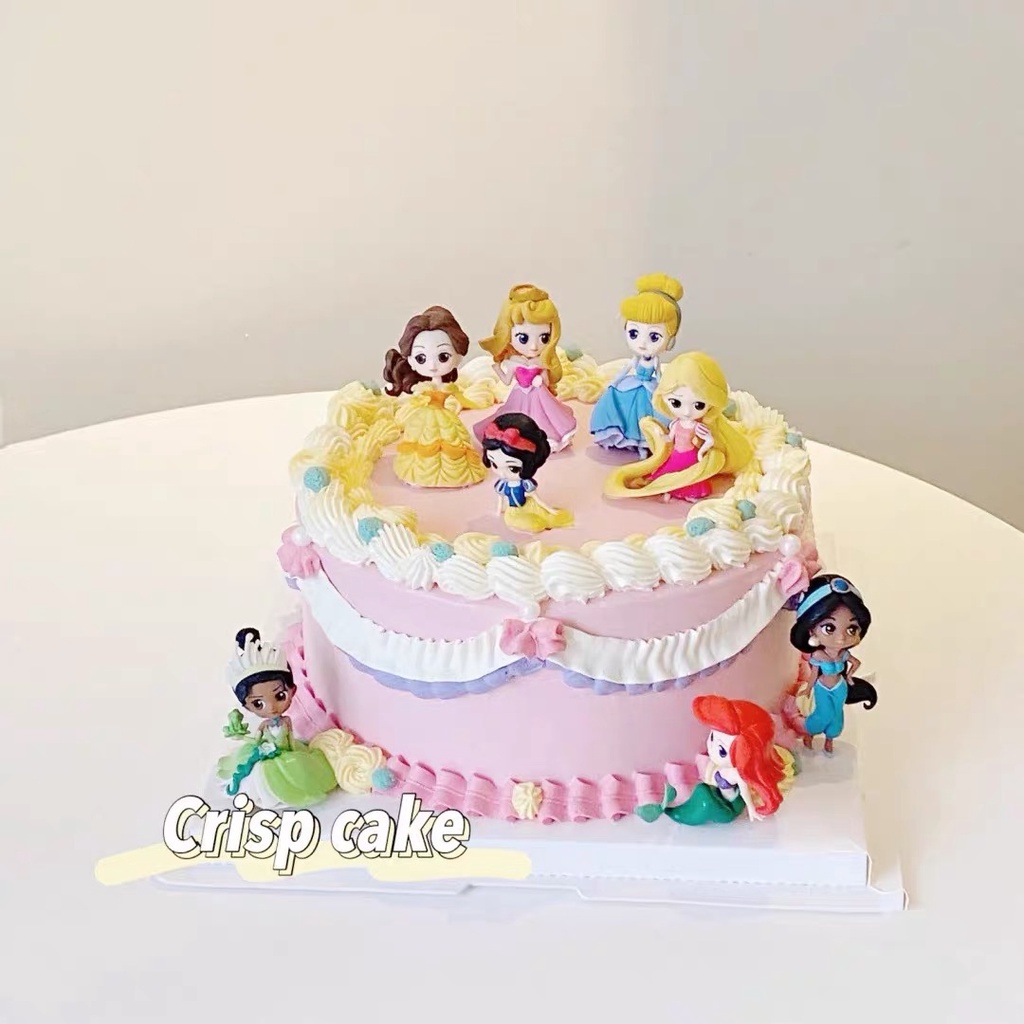 Set trang trí 8 công chúa Disney đứng