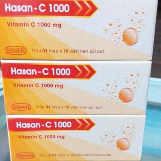 sủi C 1g vị cam tube 10 viên