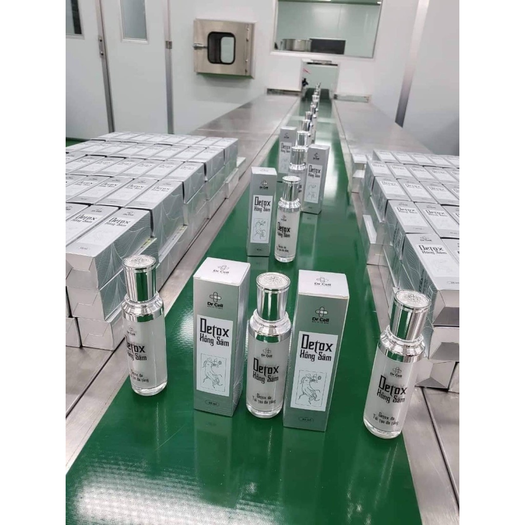 Detox Hồng Sâm drcell hổ trợ thải độc, dưỡng ẩm, chống lão hóa cho da chai 50ml - SAN39