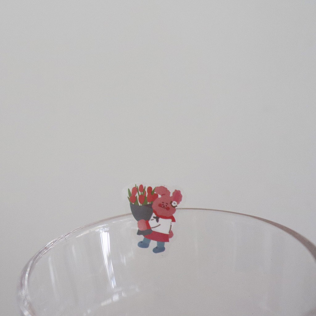 PVC Bear Stickers Korean Style Handmade Decoration Stickers