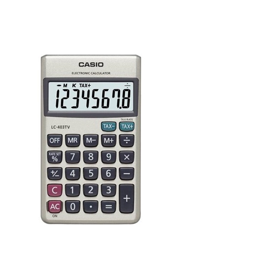 Máy Tính Casio LC-403TV Màn hình lớn Chức năng nổi trội sản phẩm chính hãng do BITEX phân phối.