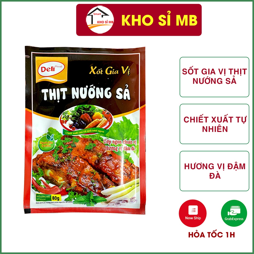 Sốt gia vị ướp thịt nướng xả deli  kho sỉ mb