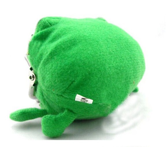 Ví đựng tiền xu hình con ếch màu xanh lá phong cách naruto độc đáo