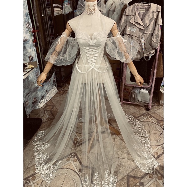 Váy lolita/sare, váy tiệc, cài tóc lolita