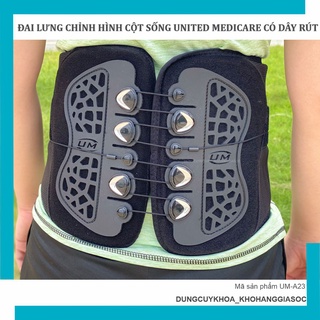 [HÀNG CHÍNH HÃNG] Đai lưng chỉnh hình cột sống United Medicare có dây rút A23