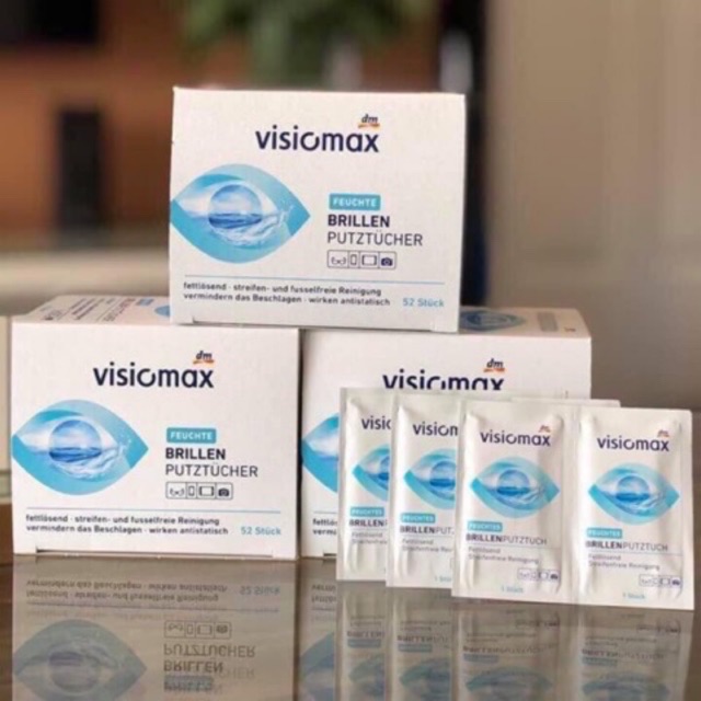 🌸Giấy lau kính Visionmax - mẫu mới -  Nội địa Đức.