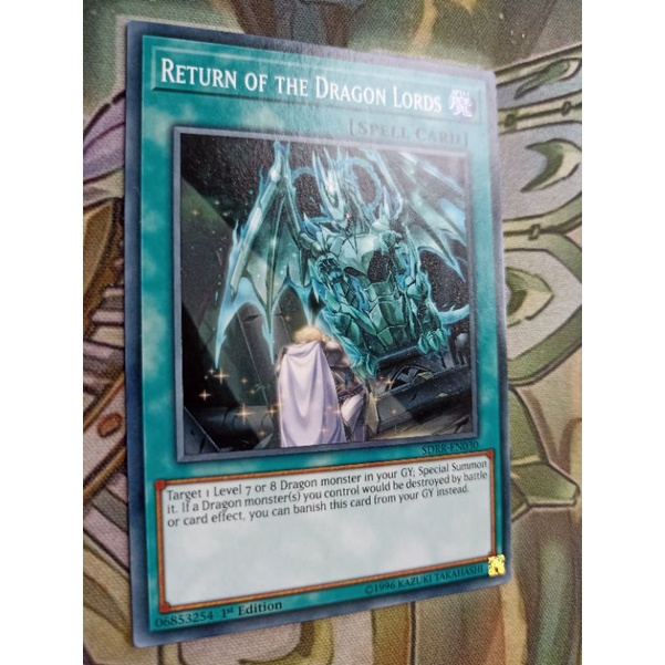 Lá thẻ bài Yugioh chính hãng - Return of the Dragon Lords - SDRR-EN030 - Common