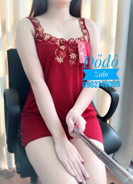 Đồ Bộ ngủ thun lạnh bản ren | BigBuy360 - bigbuy360.vn